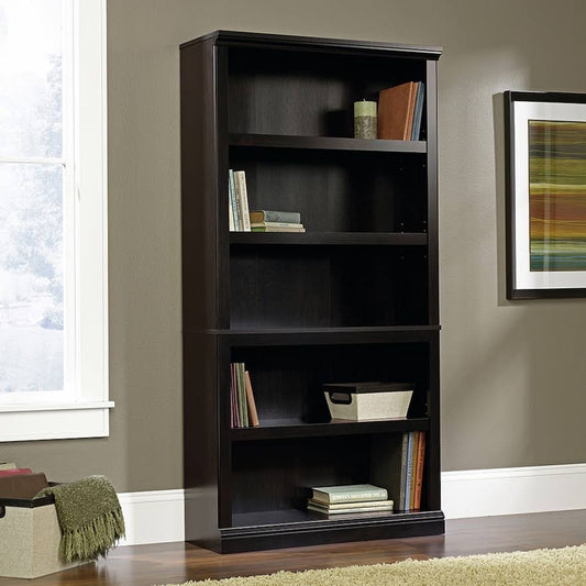 Select 5-Shelf Bookcase, Estate Black