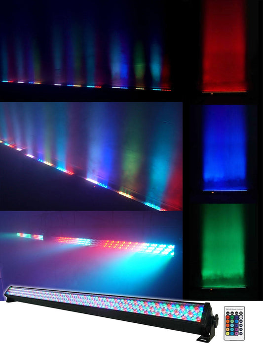 Rockstrip 252 Led 5 Channel Dmx Rgb Color Strip Dj Wash Up Light Bar