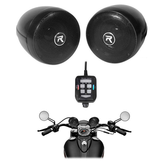 Rocknride Bluetooth Audio System W/ Speakers+Controller For Atv/Cart