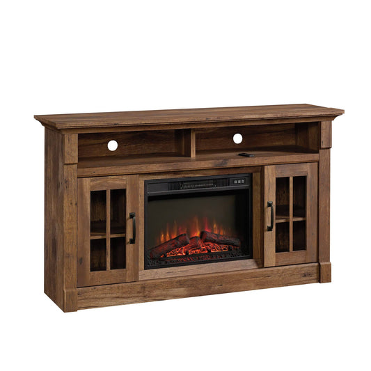Select Media Center Fireplace For 65" Tvs, Vintage Oak